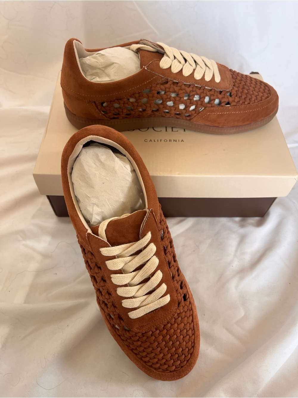 Crochet Lace-Up Summer Sneaker - New in Box